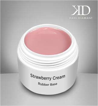 Karl Diamant Rubber Base Gel "Strawberry Cream" 15 ml